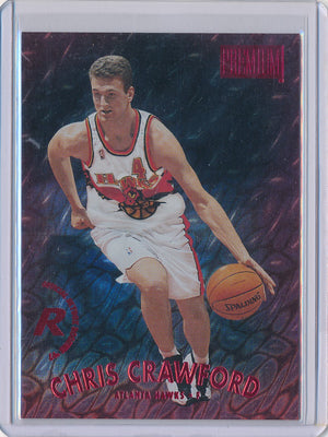 SkyBox 1997-1998 Premium Star Rubies #154 Chris Crawford 16/50