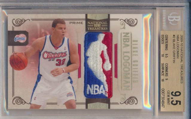 Panini  2009-2010 National Treasures NBA Logoman Signatures #2 Blake Griffin 1/1 / BGS Grade 9.5