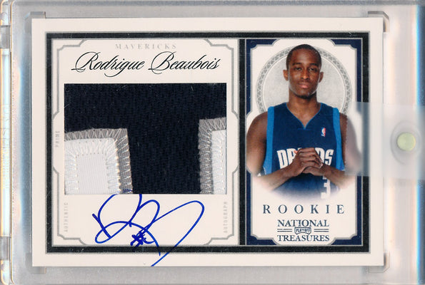 Panini 2009-2010 National Treasures Century Silver #223 Rodrigue Beaubois 59/99