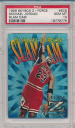 SkyBox 1996-1997 Z-Force Slam Cam #SC5 Michael Jordan  / PSA Grade 10