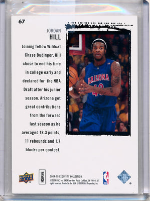 Upper Deck 2009-2010 Exquisite Collection Rookie Parallel #67 Jordan Hill 17/43