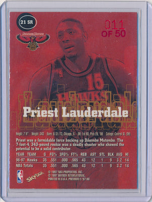 SkyBox 1997-1998 Premium Star Rubies #21SR Priest Lauderdale 11/50