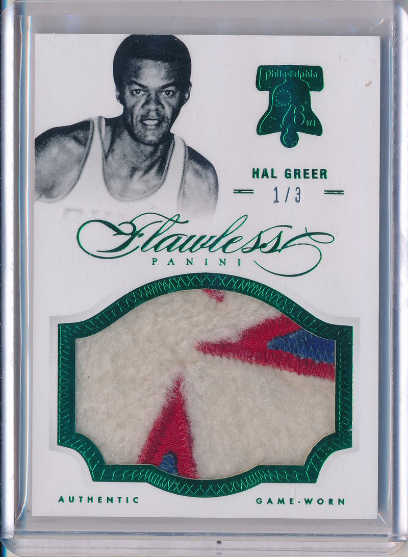 Panini 2012-2013 Flawless Emerald Jumbo Patches #71 Hal Grier 1/3