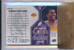 Upper Deck 2009-2010 SP Game Used LogoMen #LOGO-MJ Magic Johnson 1/1 / BGS Grade 8