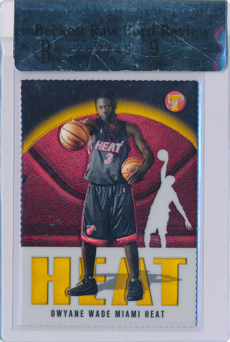 Topps 2003-2004 E-X Gold Refractor #113 Dwyane Wade 97/99 / BGS Grade 9