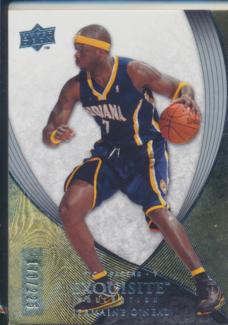 Upper Deck 2007-2008 Exquisite Collection Base #18 Jermaine O'Neal 170/225