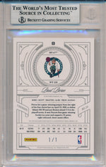 Panini 2009-2010 National Treasures Century Materials #8 Paul Pierce 1/1 / BGS Grade 8.5