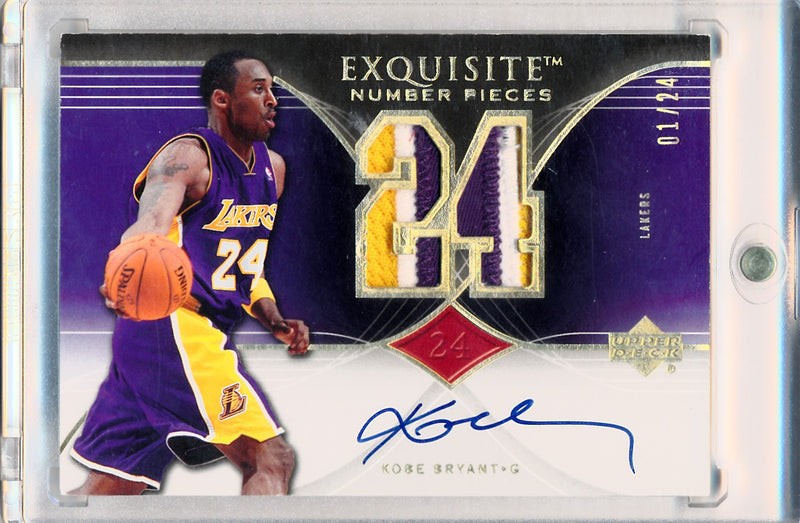 Upper Deck 2007 Exquisite Collection Exquisite Number Pieces #ENKB Kobe Bryant 1/24