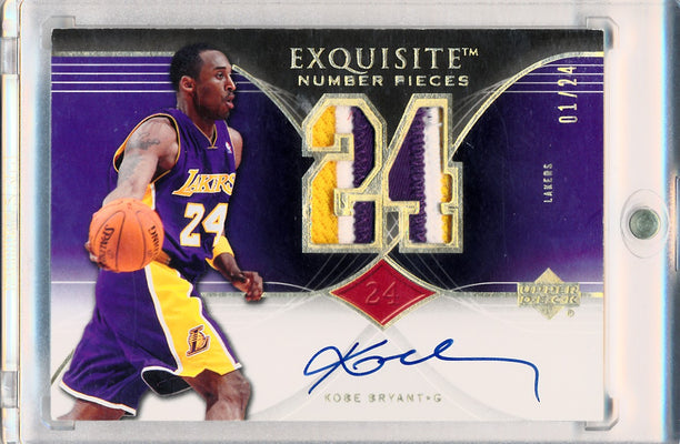 Upper Deck 2007 Exquisite Collection Exquisite Number Pieces #ENKB Kobe Bryant 1/24