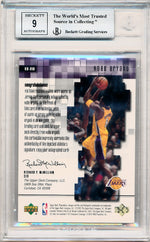 Upper Deck 2001-2002 Playmakers PC Warm Up Autographs #KBAW Kobe Bryant 49/50 / BGS Grade 8.5 / Auto Grade 9