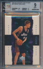 Upper Deck 2003-2004 Exquisite Collection Base #40 Andrei Kirilenko 222/225 / BGS Grade 9