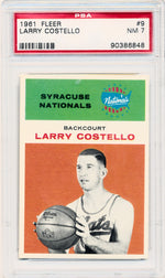 Fleer 1961 Syracuse Nationals  #9 Larry Costello  / PSA Grade 7