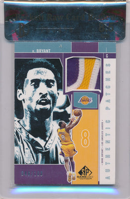 Upper Deck 2002 SP Game Used Edition Authentic Patches #KBP Kobe Bryant 46/100