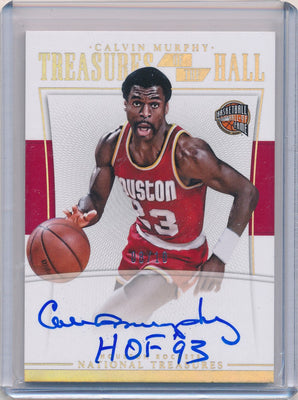 Panini 2015-2016 National Treasures  Treasures Of The Hall #TH-CMY Calvin Murphy 8/10