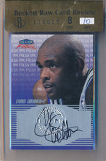 Fleer 1999-2000 Fleer Focus Fresh Ink #0 Chris Webber  / BGS Grade 8 / Auto Grade 10