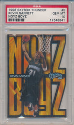 SkyBox 1998-1999 Thunder NOYZ BOYZ #5/15NB Kevin Garnett  / PSA Grade 10