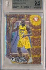 Topps 2002-2003 Pristine Gold Refractors Diecut #1 Shaquille O'neal 63/99 / BGS Grade 9.5