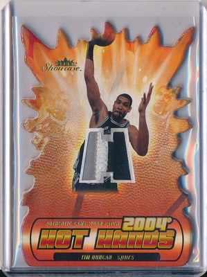 Fleer 2004-2005 Showcase Hot Hands #HH-TD Tim Duncan 15/15