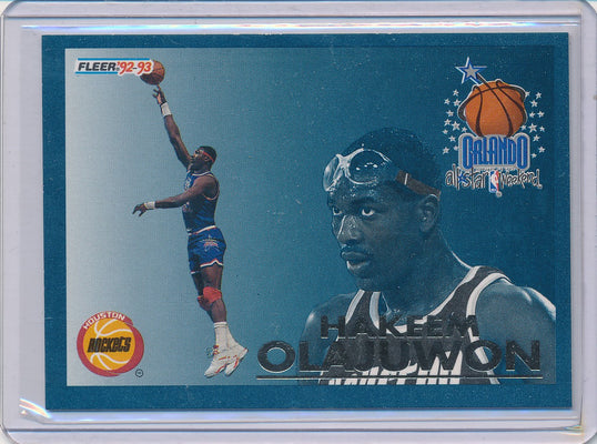 Fleer 1992-1993 Basketball All Star Weekend #20/24 Hakeem Olajuwon