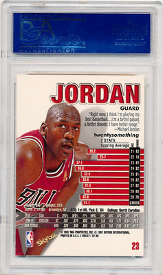 Skybox 1997-1998 Z-Force  #23 Michael Jordan  / PSA Grade 10