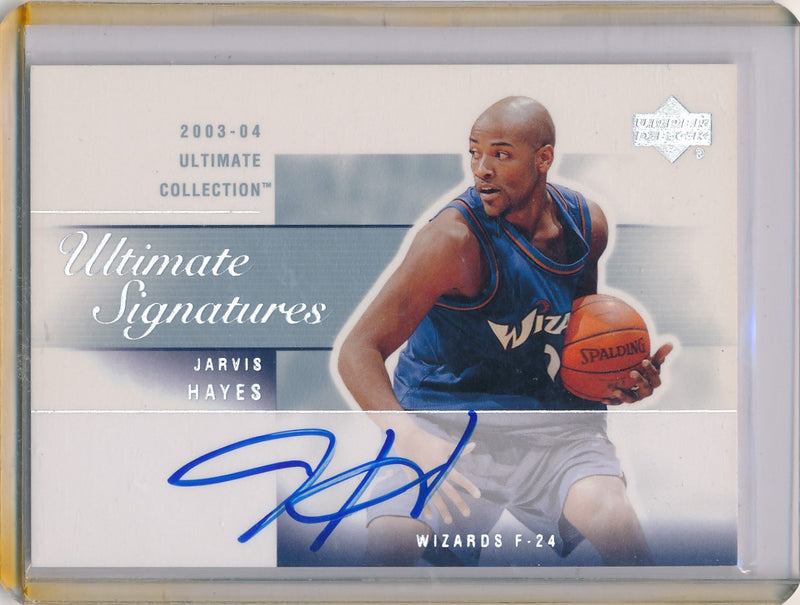 Upper Deck 2003-04 Ultimate Collection  Ultimate Signatures #JH-A Jarvis Hayes