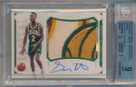 Panini 2015-2016 National Treasures Colossal Jumbo Patch Auto #CJ-GPT Gary Payton 24/25 / BGS Grade 9 / Auto Grade 10