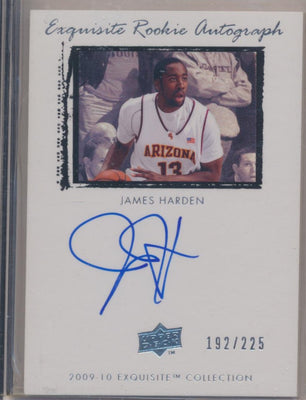 Upper Deck 2009-2010 Exquisite Collection Rookie Auto #45 James Harden 192/225