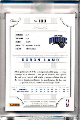 Panini 2012-2013 National Treasures  Gold #183 Doron Lamb 4/5