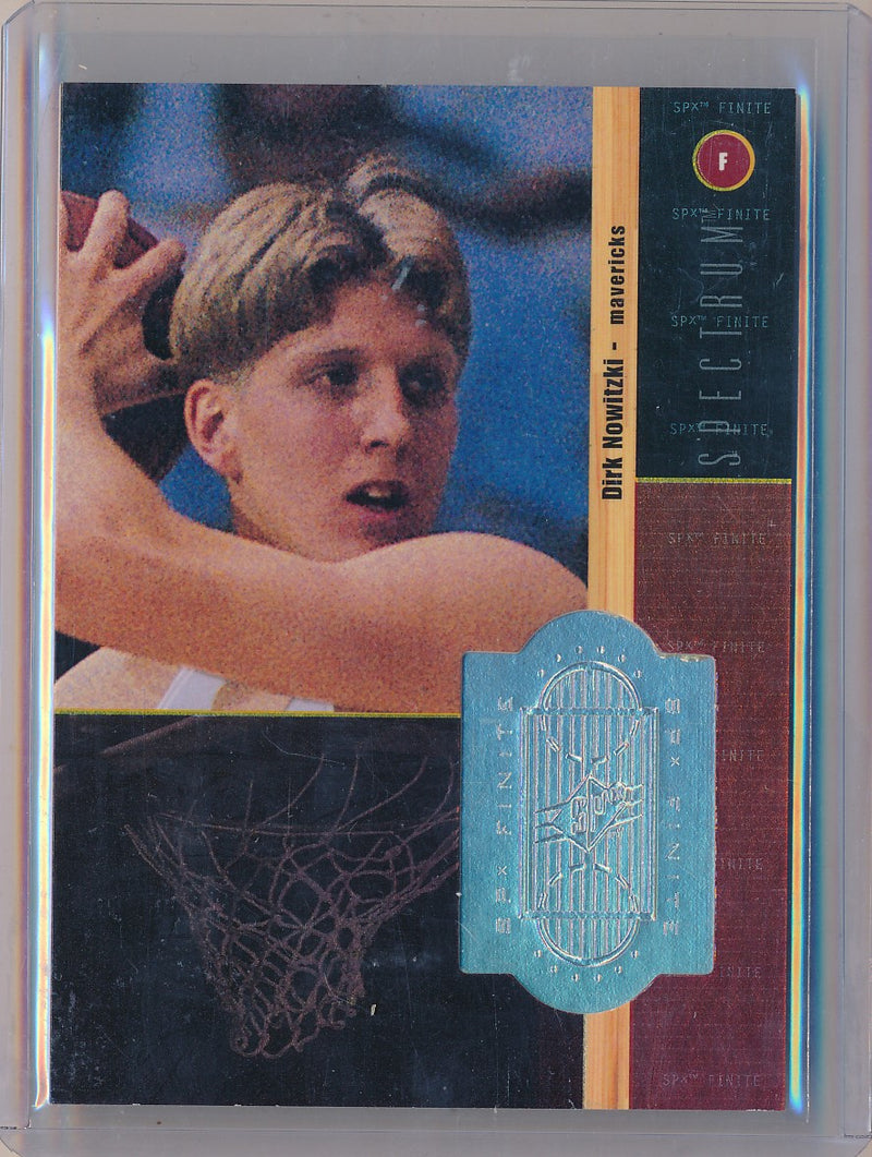 Upper Deck 1998-1999 SPX Finite Spectrum #219 Dirk Nowitzki 5/25