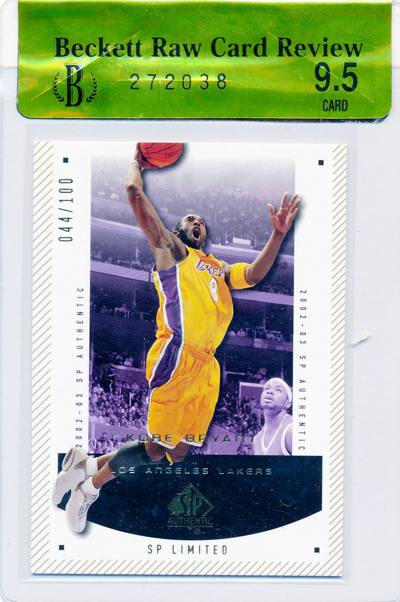 Upper Deck 2002 2003 SP Authentic SP Limited 37 Kobe Bryant 44