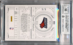 Panini 2009-2010 National Treasures Century Platinum #211 Gerald Henderson 5/5 / BGS Grade 9 / Auto Grade 10