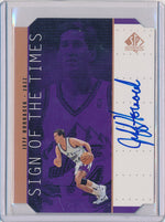 Upper Deck 1998-1999 SP Authentic Sign Of The Times #JH Jeff Hornacek