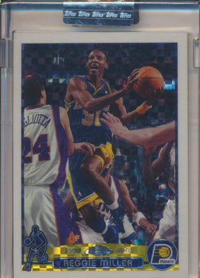 Topps  2003-2004 Chrome  X-Fractor #31 Reggie Miller 17/220