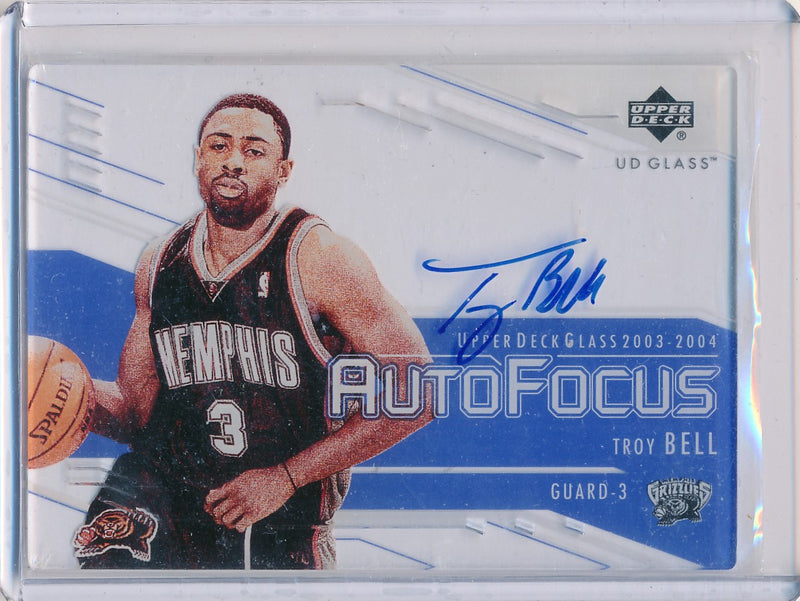 Upper Deck 2003-04 UD Glass Auto Focus #TB Troy Bell