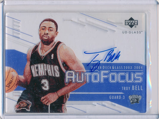 Upper Deck 2003-04 UD Glass Auto Focus #TB Troy Bell