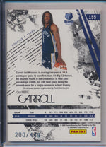 Panini 2008-2009 Rookies & Stars Jumbo Patch RPA #155 DeMarre Carroll 200/449