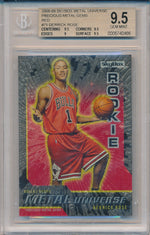 Upper Deck 2008-09 SkyBox Metal Universe Precious Metal Gems Red #71 Derrick Rose 20/50 / BGS Grade 9.5