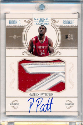 Panini 2010-2011 National Treasures  Century Platinum #214 Patrick Patterson 4/5