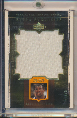 Upper Deck 2003-2004 Exquisite Collection Extra Exquisite Jumbo Patch #EE-JO Jermaine O'Neal 59/75