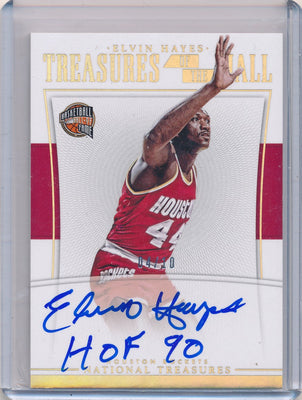 Panini 2015-2016 National Treasures  Treasures Of The Hall #TH-EHY Elvin Hayes 4/10