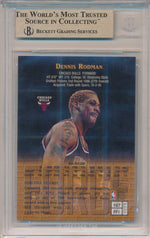 Topps 1997-1998 Topps Finest Refractors #167 Dennis Rodman  / BGS Grade 9.5