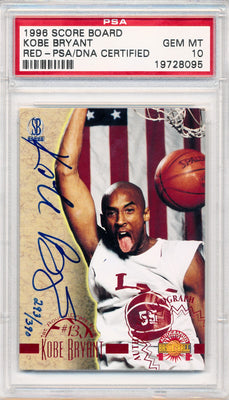 Score Board 1996   # Kobe Bryant 293/390 / PSA Grade 10