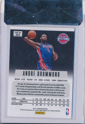 Panini 2012-2013 Prizm Basketball #247 Andre Drummond  / BGS Grade 9