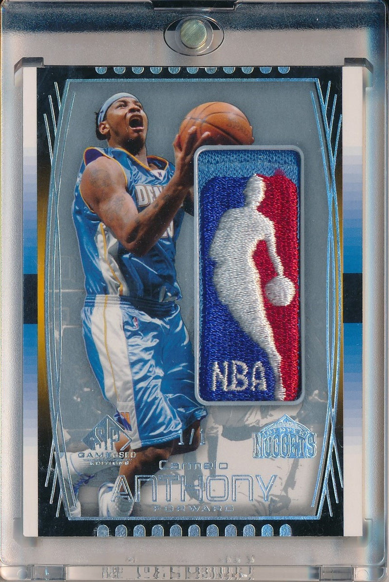 Upper Deck 2004-2005 SP Game Used Jersey Patch #67 Carmelo Anthony 1/1