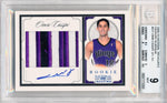 Panini 2009-2010 National Treasures Century Platinum #221 Omri Casspi 3/5 / BGS Grade 9 / Auto Grade 10