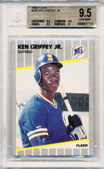 Fleer 1989   #548 Ken Griffey  / BGS Grade 9.5