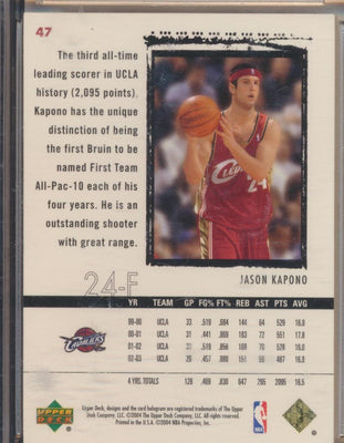 Upper Deck 2003-2004 Exquisite Collection Gold Rookie #47 Jason Kapono 12/25