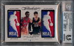 Panini 2014-2015 Flawless Basketball Dual Diamond Logoman #DD-AH Jeff Teague / Kyle Korver 1/1 / BGS Grade 8.5