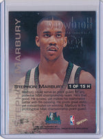 SkyBox 1997-1998 Metal Universe Hardware #1/15H Stephon Marbury