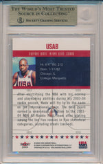 Fleer 2003-2004 USA Basketball #USAB Dwyane Wade  / BGS Grade 9.5